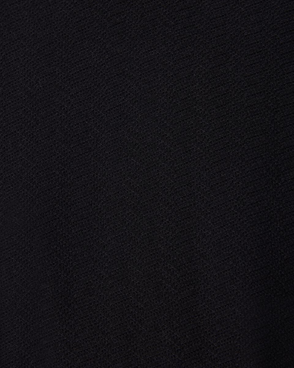 Textured Zip-up Polo, Black, hi-res